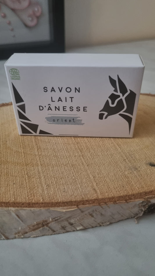 Savon solide au lait d'ânesse BIO  Orient