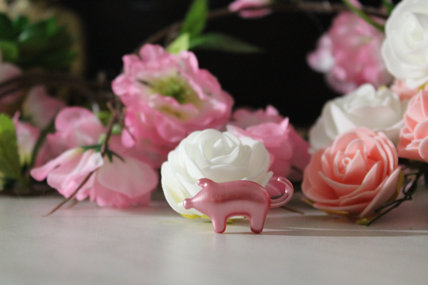 Perle de bain cochon senteur Rose