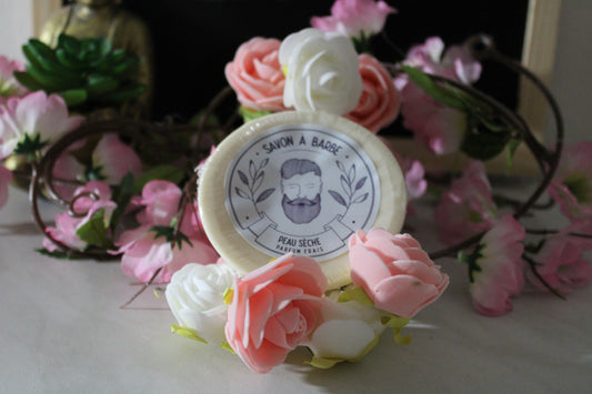 Savon a barbe Peau sèche parfum frais