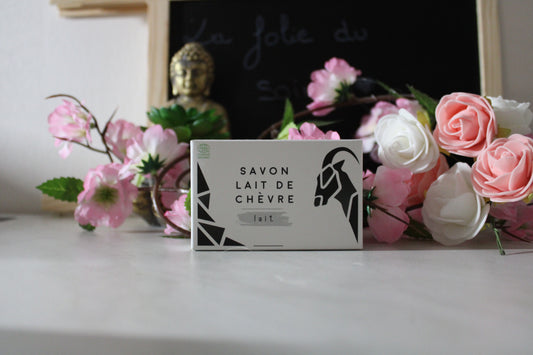 Savon solide au lait de chèvre BIO Douceur de lait